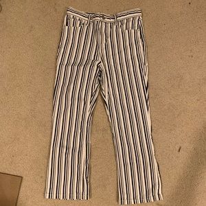 Black and White striped jeans BDG